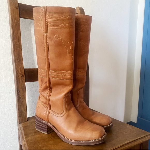 Vintage Frye Campus Boots - Picture 3 of 6
